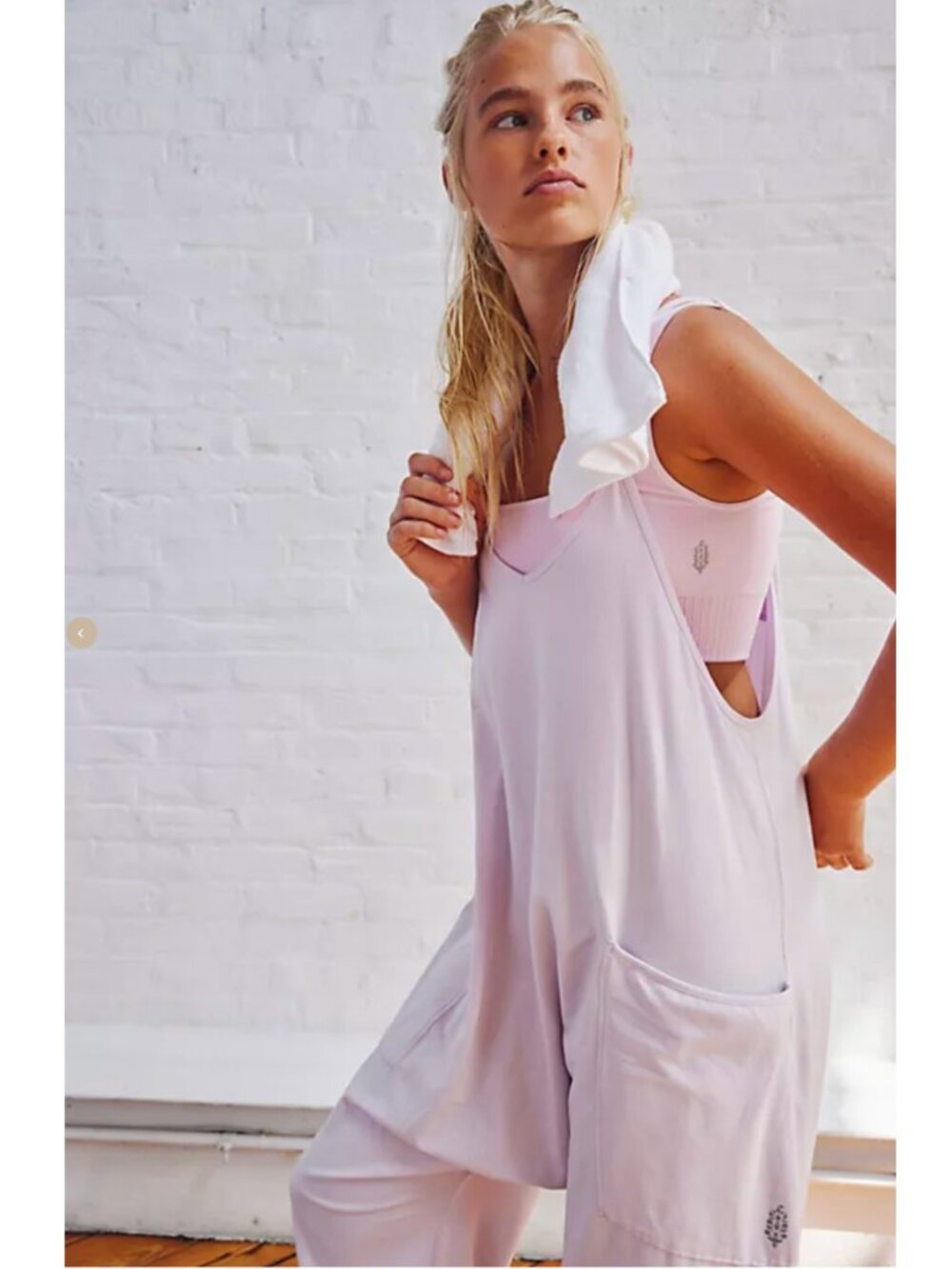 Free People Hot Shot Onesie 🌷 Rose Quartz